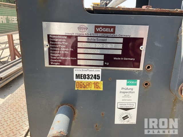 2019 Vogele Super 1800-2HD Track Asphalt Paver - العامل بالقار: صور 5 2019 Vogele Super 1800-2HD Track Asphalt Paver - العامل بالقار: صور 5