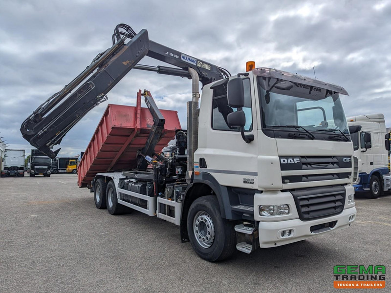 DAF CF85.410 6x4 Dagcab Euro5 EEV - Hiab Haakarm + Hiab 166E-2 DUO - Vangmuil - شاحنة ذات الخطاف, شاحنة كرين: صور 2 DAF CF85.410 6x4 Dagcab Euro5 EEV - Hiab Haakarm + Hiab 166E-2 DUO - Vangmuil - شاحنة ذات الخطاف, شاحنة كرين: صور 2