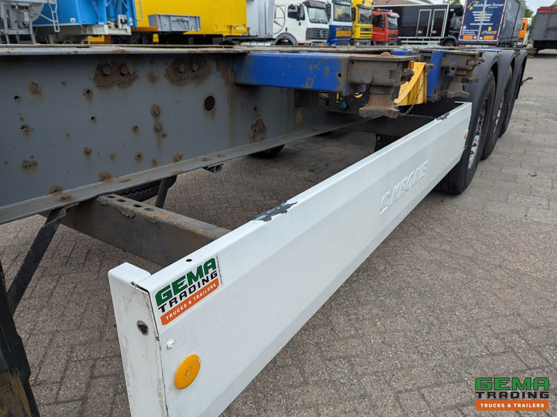 شاحنات الحاويات/ جسم علوي قابل للتغيير نصف مقطورة Krone SDC 27 3-Assen SAF - Lift as - Schijfremmen - Achterschuiver - 20 2x20FT/30/40FT: صور 13