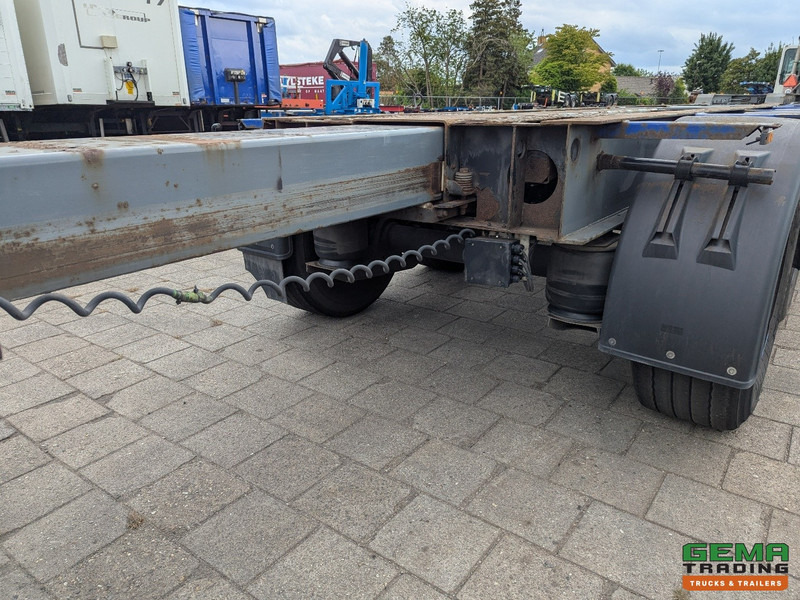 شاحنات الحاويات/ جسم علوي قابل للتغيير نصف مقطورة Krone SDC 27 3-Assen SAF - Lift as - Schijfremmen - Achterschuiver - 20 2x20FT/30/40FT: صور 15