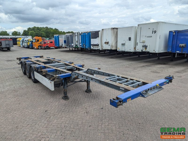 شاحنات الحاويات/ جسم علوي قابل للتغيير نصف مقطورة Krone SDC 27 3-Assen SAF - Lift as - Schijfremmen - Achterschuiver - 20 2x20FT/30/40FT: صور 6