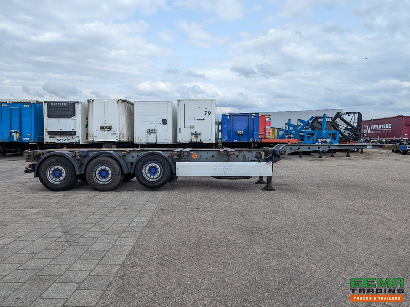 شاحنات الحاويات/ جسم علوي قابل للتغيير نصف مقطورة Krone SDC 27 3-Assen SAF - Lift as - Schijfremmen - Achterschuiver - 20 2x20FT/30/40FT: صور 16