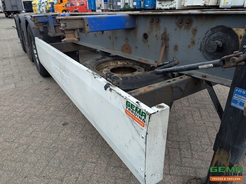 شاحنات الحاويات/ جسم علوي قابل للتغيير نصف مقطورة Krone SDC 27 3-Assen SAF - Lift as - Schijfremmen - Achterschuiver - 20 2x20FT/30/40FT: صور 12