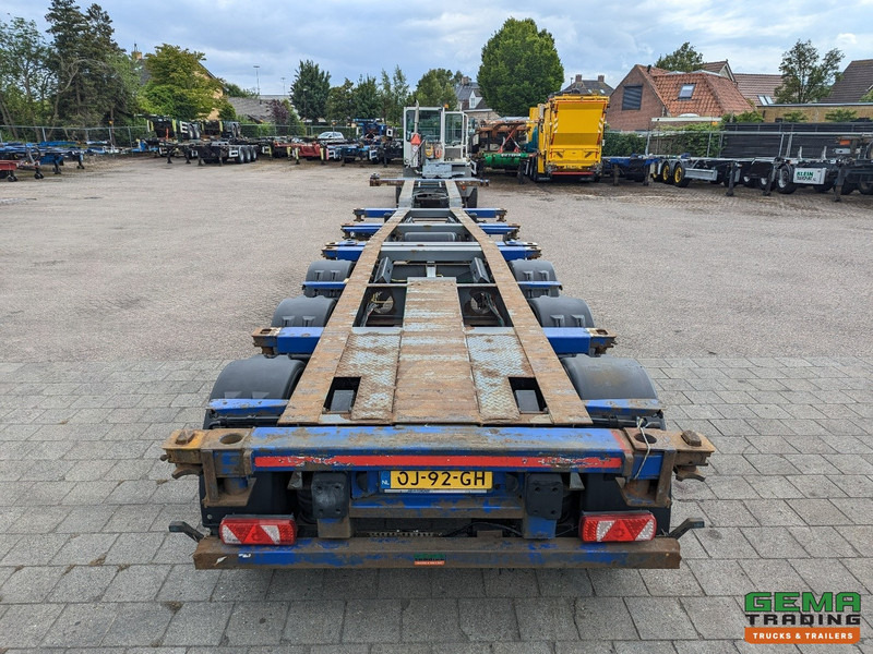 شاحنات الحاويات/ جسم علوي قابل للتغيير نصف مقطورة Krone SDC 27 3-Assen SAF - Lift as - Schijfremmen - Achterschuiver - 20 2x20FT/30/40FT: صور 8