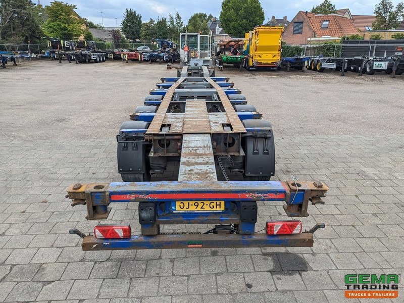 شاحنات الحاويات/ جسم علوي قابل للتغيير نصف مقطورة Krone SDC 27 3-Assen SAF - Lift as - Schijfremmen - Achterschuiver - 20 2x20FT/30/40FT: صور 9