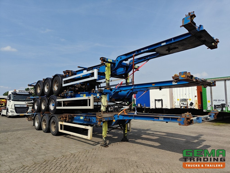 Krone SDC 27 3-assen BPW - DrumBrakes - 4700KG - 2x 20FT 1x 30FT 1x40FT - Package of 3 - NL kentekens - شاحنات الحاويات/ جسم علوي قابل للتغيير نصف مقطورة: صور 3 Krone SDC 27 3-assen BPW - DrumBrakes - 4700KG - 2x 20FT 1x 30FT 1x40FT - Package of 3 - NL kentekens - شاحنات الحاويات/ جسم علوي قابل للتغيير نصف مقطورة: صور 3