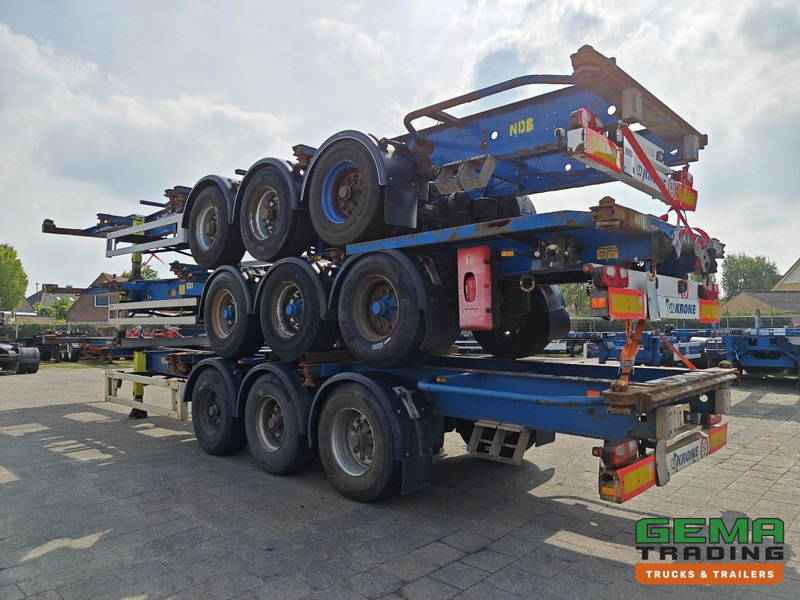 Krone SDC 27 3-assen BPW - DrumBrakes - 4700KG - 2x 20FT 1x 30FT 1x40FT - Package of 3 - NL kentekens - شاحنات الحاويات/ جسم علوي قابل للتغيير نصف مقطورة: صور 4 Krone SDC 27 3-assen BPW - DrumBrakes - 4700KG - 2x 20FT 1x 30FT 1x40FT - Package of 3 - NL kentekens - شاحنات الحاويات/ جسم علوي قابل للتغيير نصف مقطورة: صور 4
