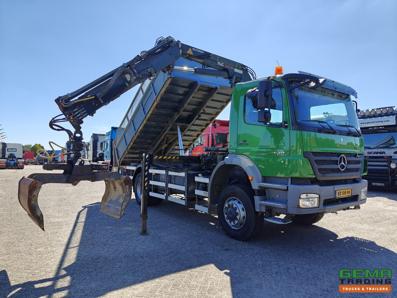Mercedes-Benz AXOR 1829 AK 4x4 Dagcab Euro5 - Kipper + Terex 105.2 - RadioGrafisch - NaafReductie - قلابات, شاحنة كرين: صور 4 Mercedes-Benz AXOR 1829 AK 4x4 Dagcab Euro5 - Kipper + Terex 105.2 - RadioGrafisch - NaafReductie - قلابات, شاحنة كرين: صور 4