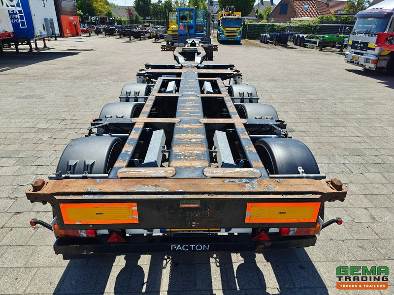 Pacton T3-010 3-Assen SAF - MULTI - Trommelremmen - LiftAs - 3x Uitschuifbaar - شاحنات الحاويات/ جسم علوي قابل للتغيير نصف مقطورة: صور 5 Pacton T3-010 3-Assen SAF - MULTI - Trommelremmen - LiftAs - 3x Uitschuifbaar - شاحنات الحاويات/ جسم علوي قابل للتغيير نصف مقطورة: صور 5