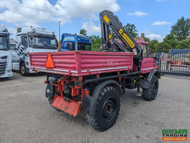Unimog 416/U1100 4x4 - Hiab PK4600A - Open laadbak - Lier - Vangmuil/trekhaak - Mercedes Benz - شاحنة كرين: صور 5 Unimog 416/U1100 4x4 - Hiab PK4600A - Open laadbak - Lier - Vangmuil/trekhaak - Mercedes Benz - شاحنة كرين: صور 5
