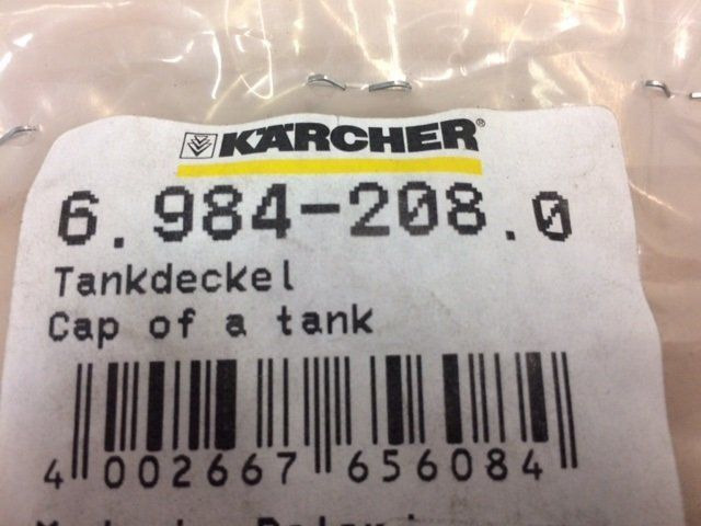 Kärcher Cap of Tank - قطع الغيار - ماكينة تنظيف: صور 2 Kärcher Cap of Tank - قطع الغيار - ماكينة تنظيف: صور 2