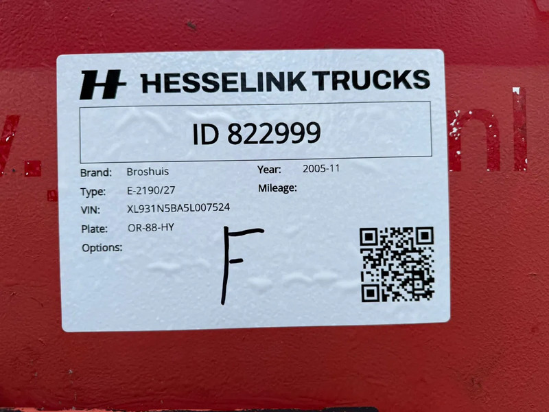 Broshuis Dieplader 6M Extendable Stuuras APK/TUV 03/2026 - عربة مسطحة منخفضة نصف مقطورة: صور 5 Broshuis Dieplader 6M Extendable Stuuras APK/TUV 03/2026 - عربة مسطحة منخفضة نصف مقطورة: صور 5