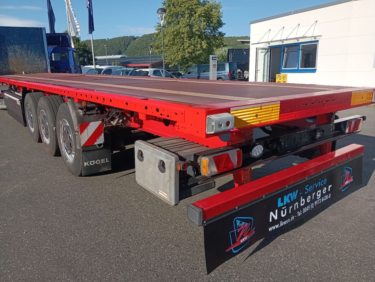Kögel SN24 Plateau 7xRungen,Palettenkasten, Überbreite - نصف مقطورة مسطحة: صور 2 Kögel SN24 Plateau 7xRungen,Palettenkasten, Überbreite - نصف مقطورة مسطحة: صور 2