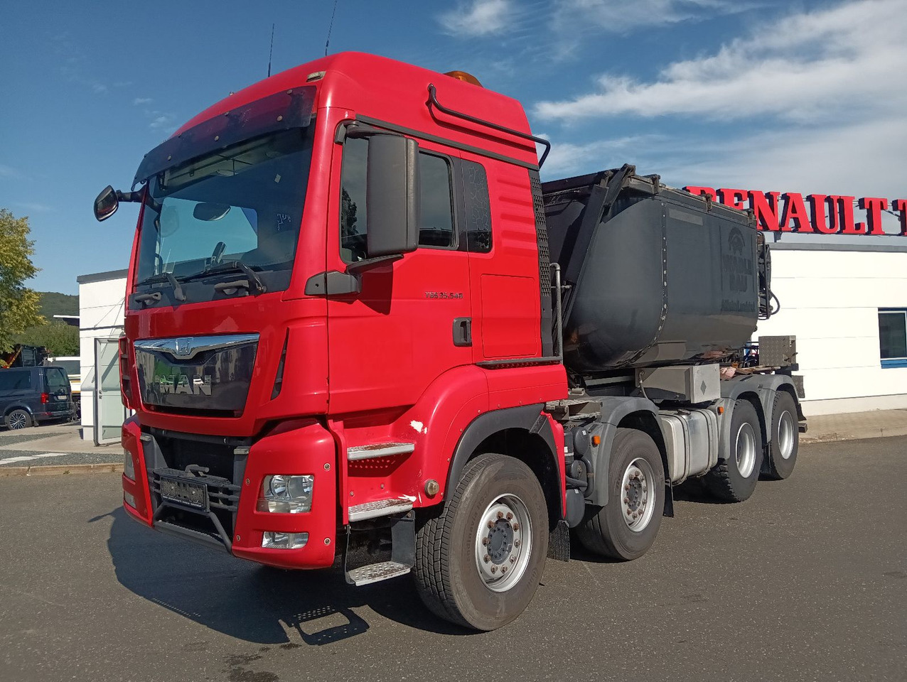 MAN TGS 35:480 8x4BL MEILLER ISO-Teerbirne RETARDER - قلابات: صور 1 MAN TGS 35:480 8x4BL MEILLER ISO-Teerbirne RETARDER - قلابات: صور 1