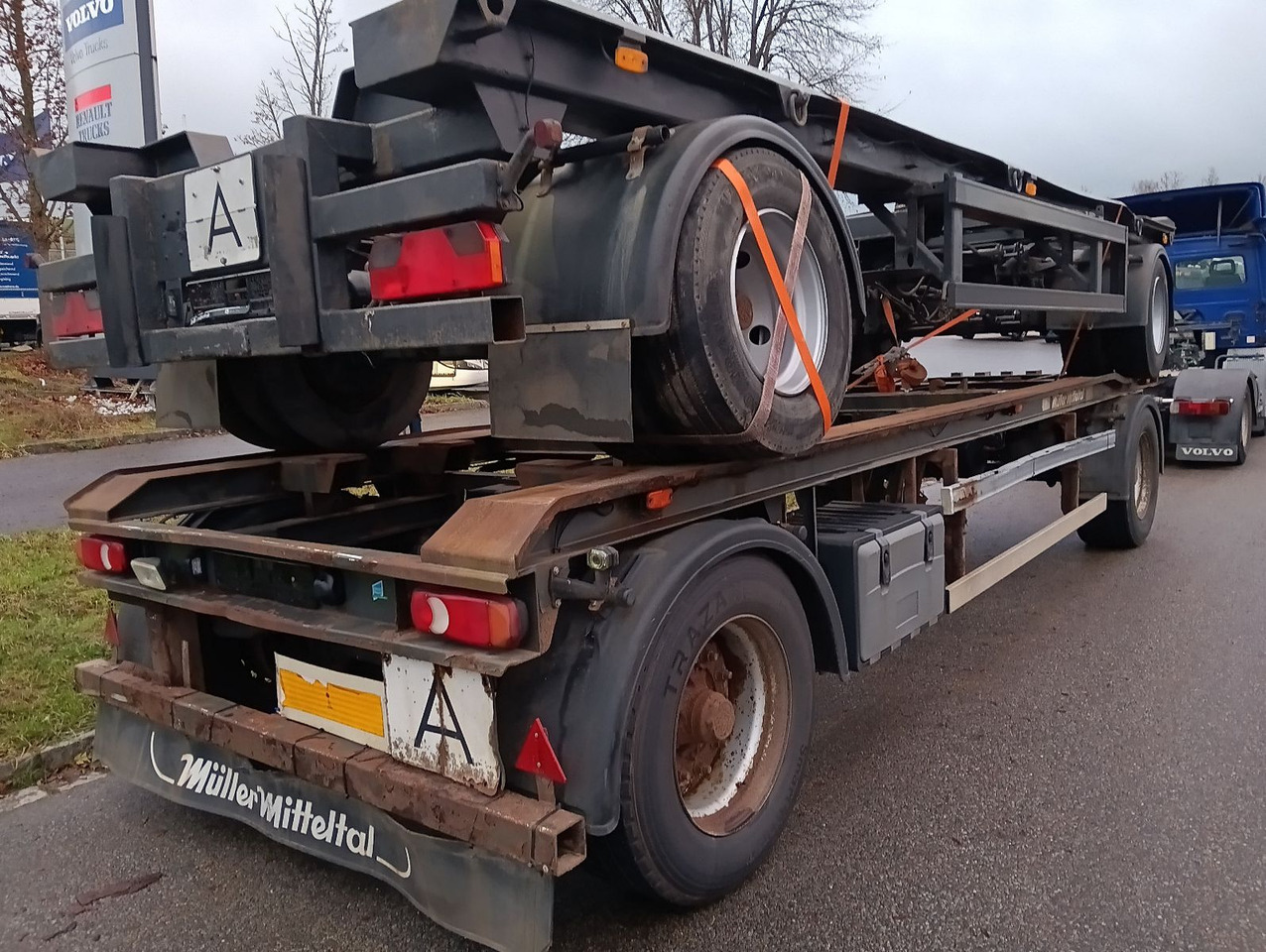تأجير Müller-Mitteltal RA18 Abrollanhänger 7m BPW Trommel TÜV 5/2025 Müller-Mitteltal RA18 Abrollanhänger 7m BPW Trommel TÜV 5/2025 Müller-Mitteltal RA18 Abrollanhänger 7m BPW Trommel TÜV 5/2025 Müller-Mitteltal RA18 Abrollanhänger 7m BPW Trommel TÜV 5/2025: صور 14