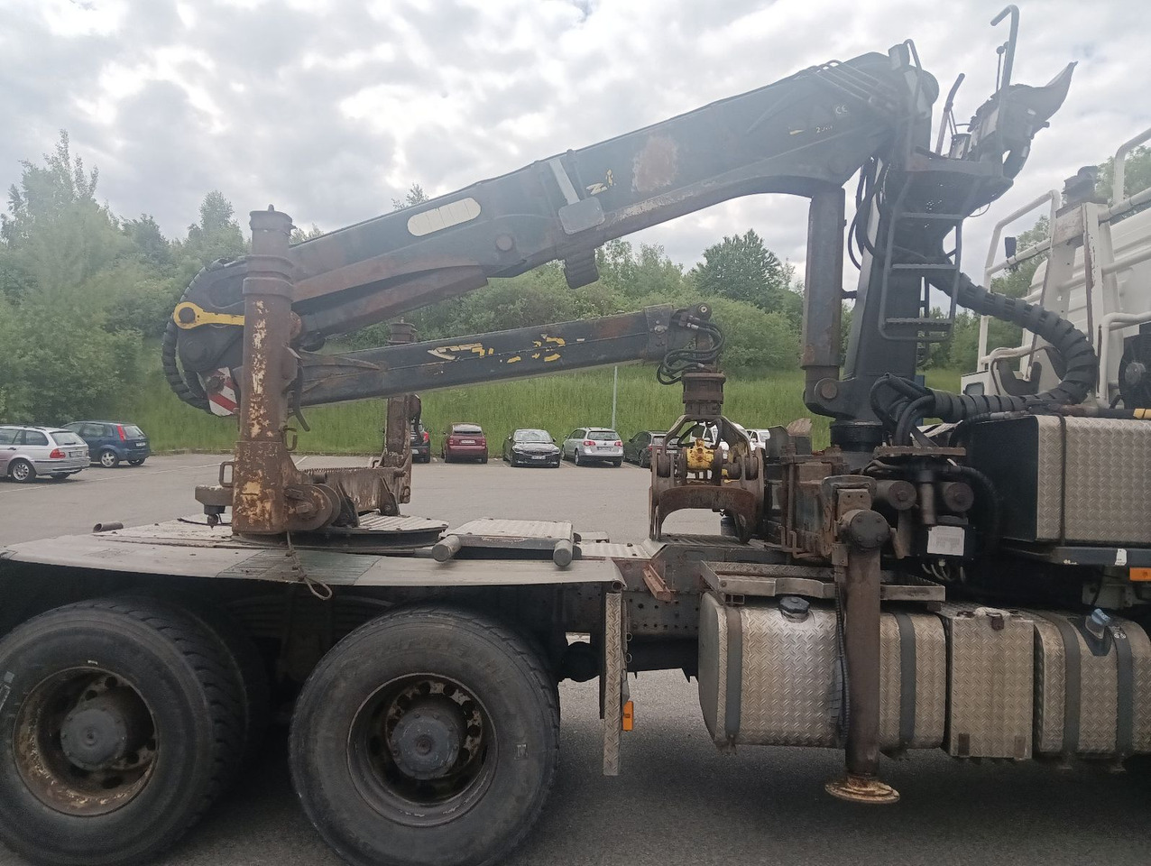 Palfinger EPSILON E250L82 Langholzkran+GLOGGER Aufbau+Anhä - شاحنة قطع الأشجار, شاحنة كرين: صور 1 Palfinger EPSILON E250L82 Langholzkran+GLOGGER Aufbau+Anhä - شاحنة قطع الأشجار, شاحنة كرين: صور 1