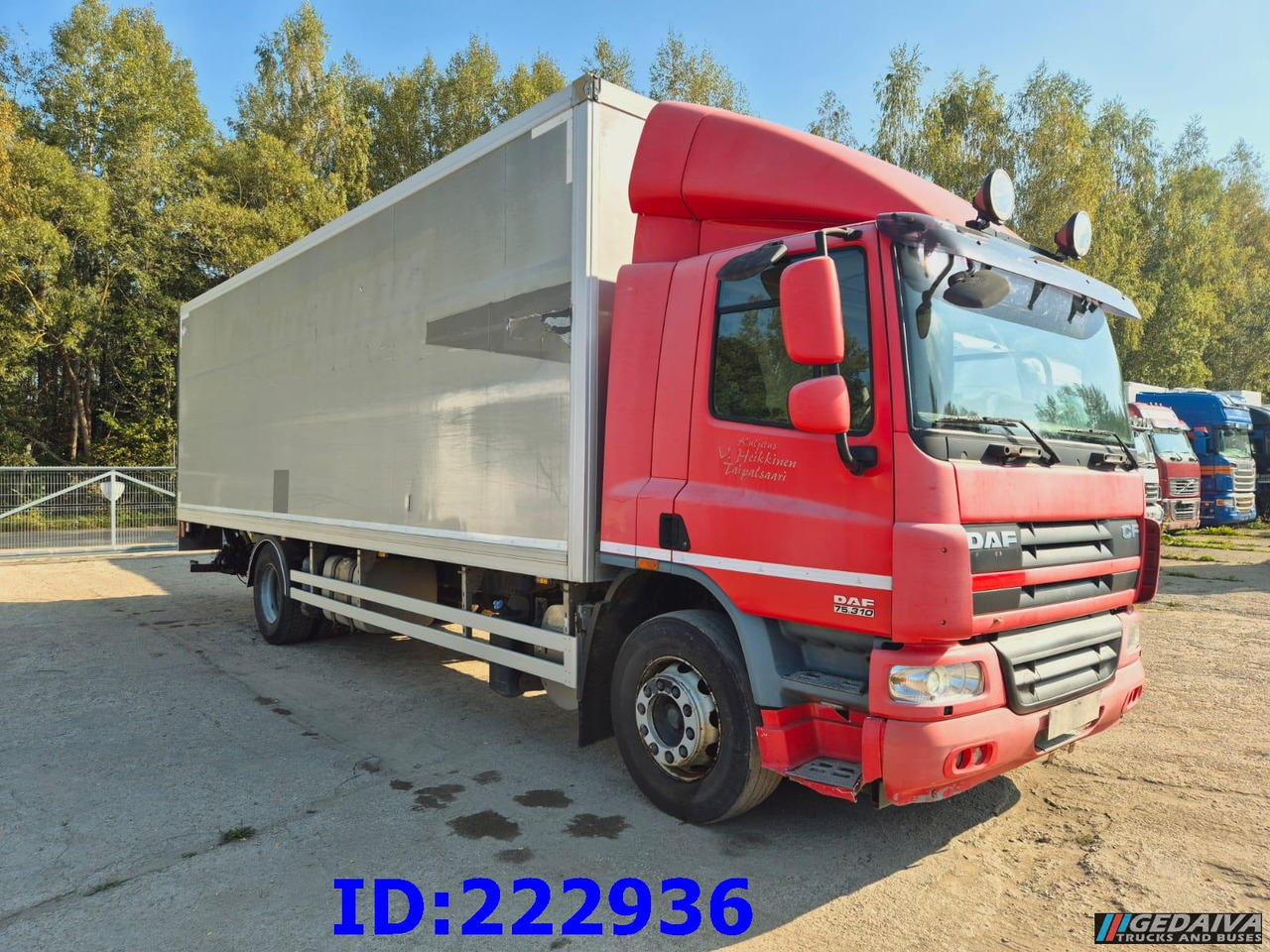 DAF CF 75.310 - Euro5 - بصندوق مغلق شاحنة: صور 5 DAF CF 75.310 - Euro5 - بصندوق مغلق شاحنة: صور 5