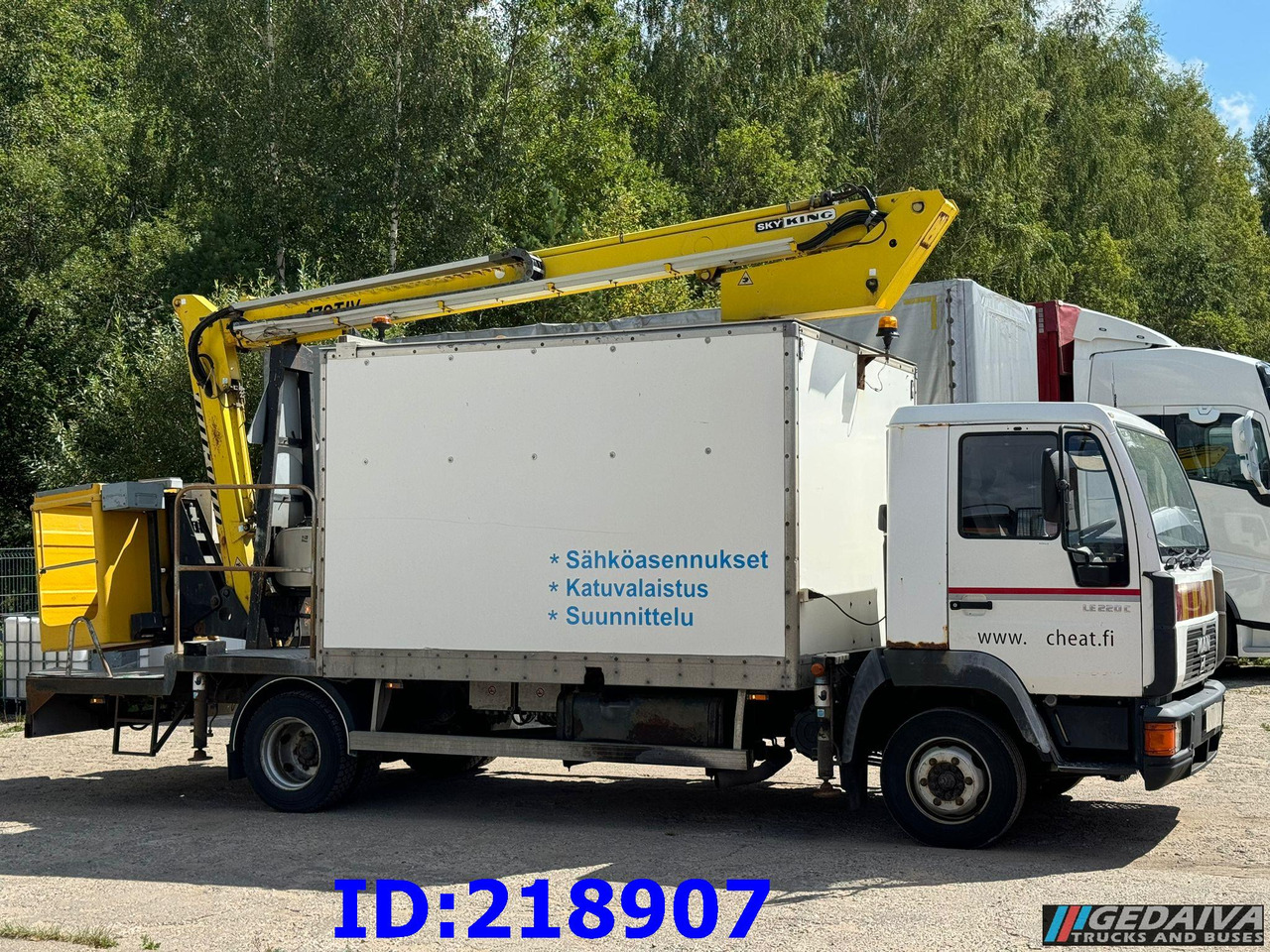 MAN LE 220C + Sky King 179TV - مصاعد الازدهار محمولة على شاحنة: صور 3 MAN LE 220C + Sky King 179TV - مصاعد الازدهار محمولة على شاحنة: صور 3