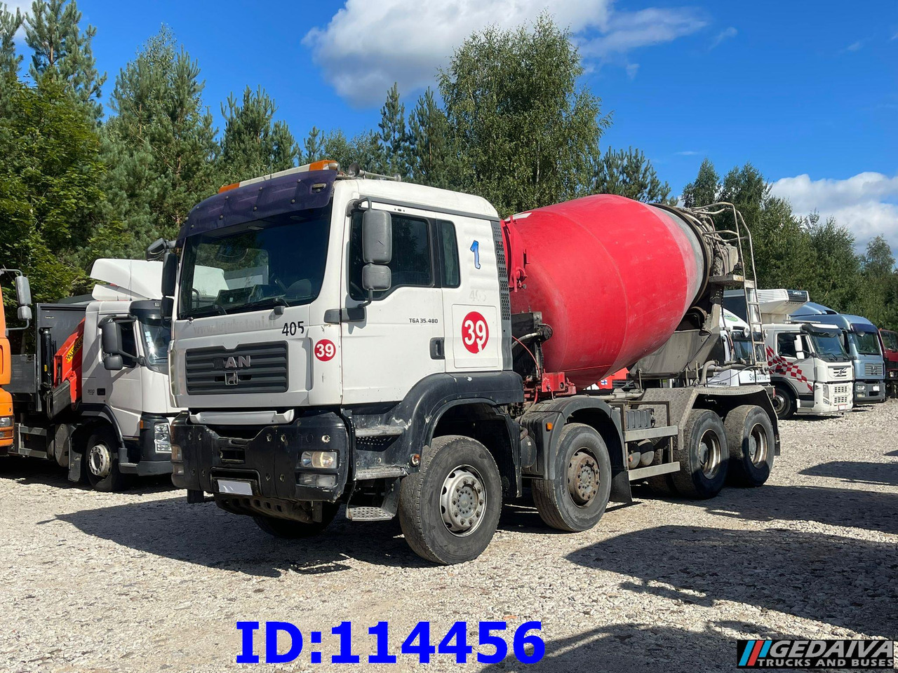 MAN TGA 35.480 8X4 8m3 Manual - شاحنة خلاطة خرسانة: صور 1 MAN TGA 35.480 8X4 8m3 Manual - شاحنة خلاطة خرسانة: صور 1