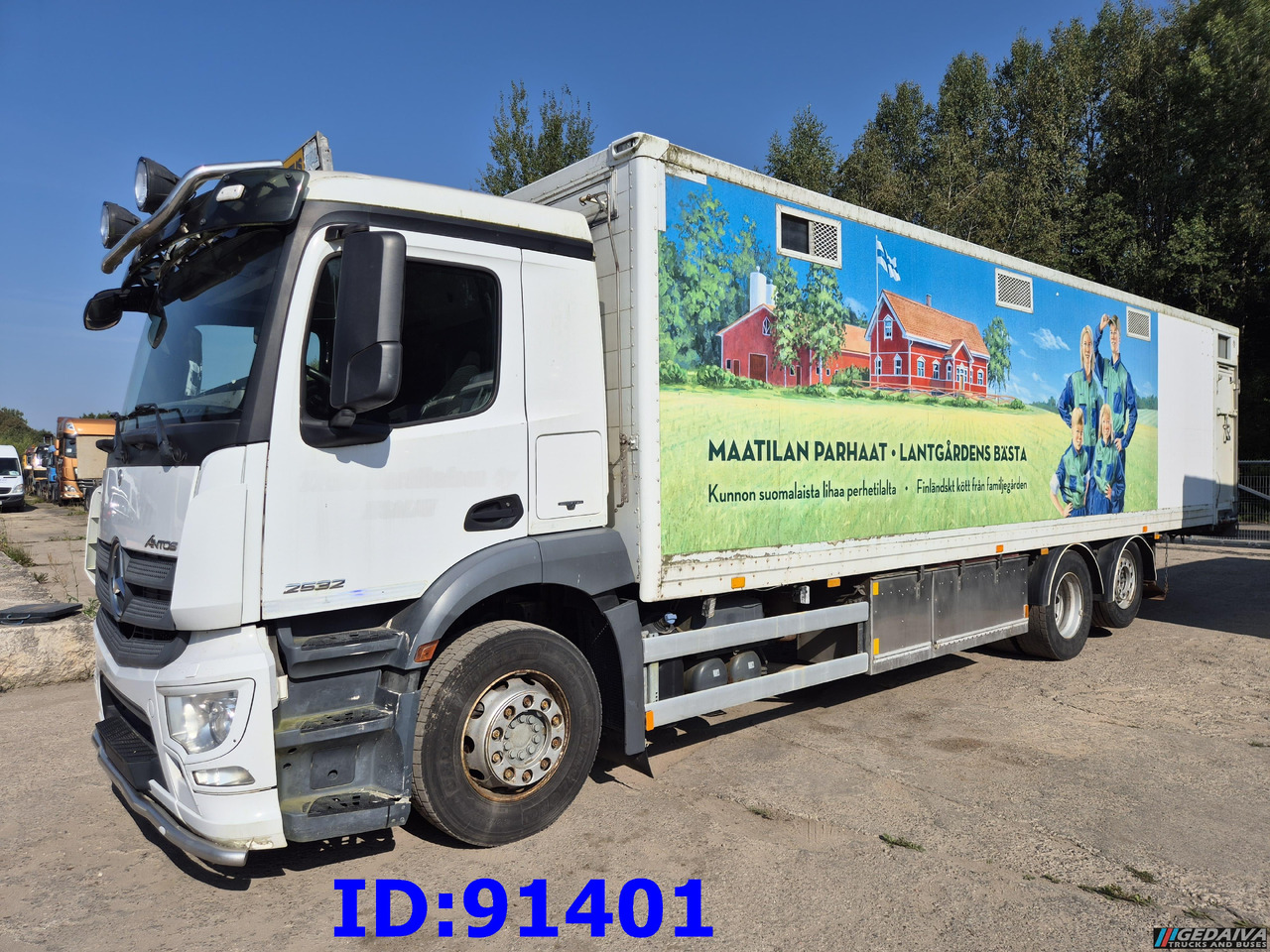 MERCEDES-BENZ Antos 2532 - 6x2 - Euro 6 - Animal transport - شاحنة نقل المواشي شاحنة: صور 1 MERCEDES-BENZ Antos 2532 - 6x2 - Euro 6 - Animal transport - شاحنة نقل المواشي شاحنة: صور 1