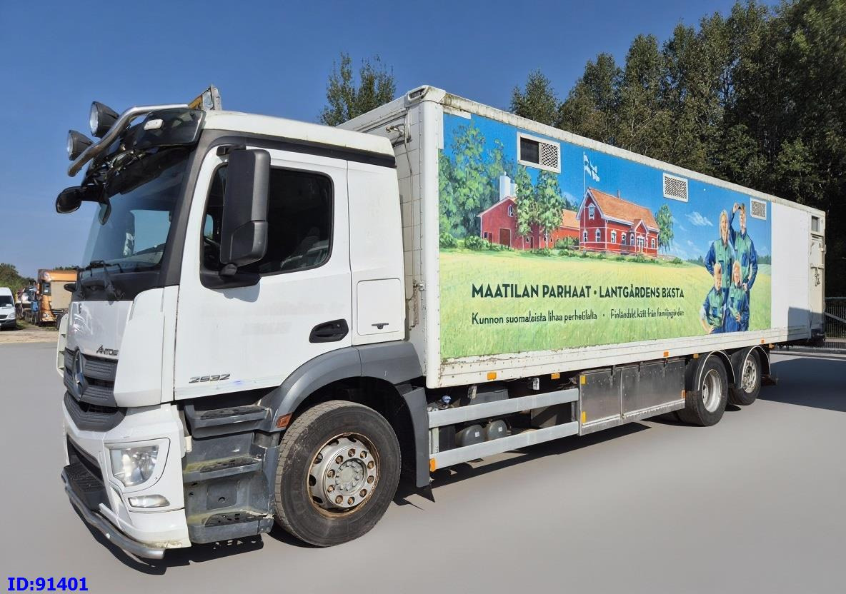 MERCEDES-BENZ Antos 2532 - 6x2 - Euro 6 - Animal transport - شاحنة نقل المواشي شاحنة: صور 1 MERCEDES-BENZ Antos 2532 - 6x2 - Euro 6 - Animal transport - شاحنة نقل المواشي شاحنة: صور 1