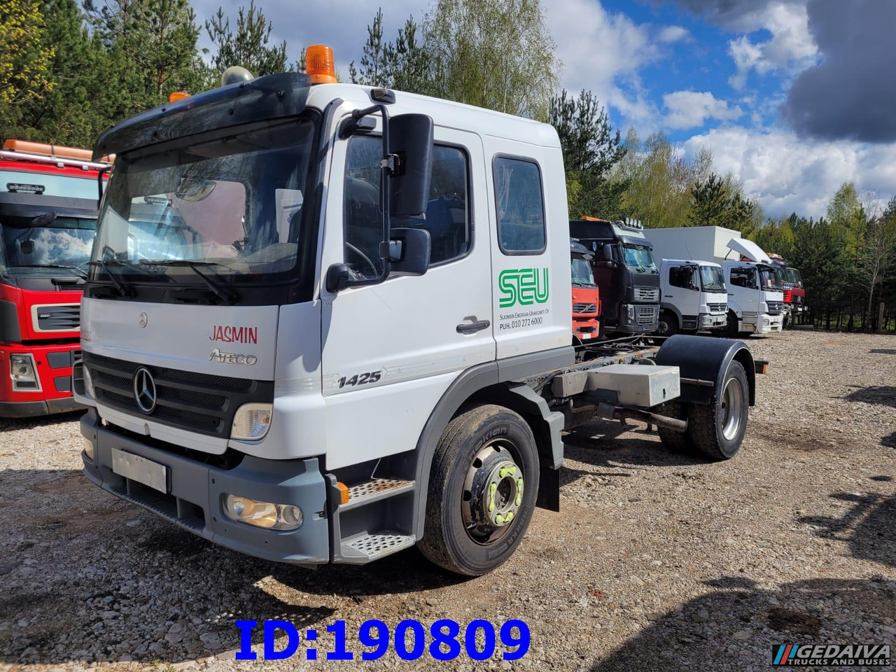 MERCEDES-BENZ Atego 1425 - الشاسيه شاحنة: صور 1 MERCEDES-BENZ Atego 1425 - الشاسيه شاحنة: صور 1