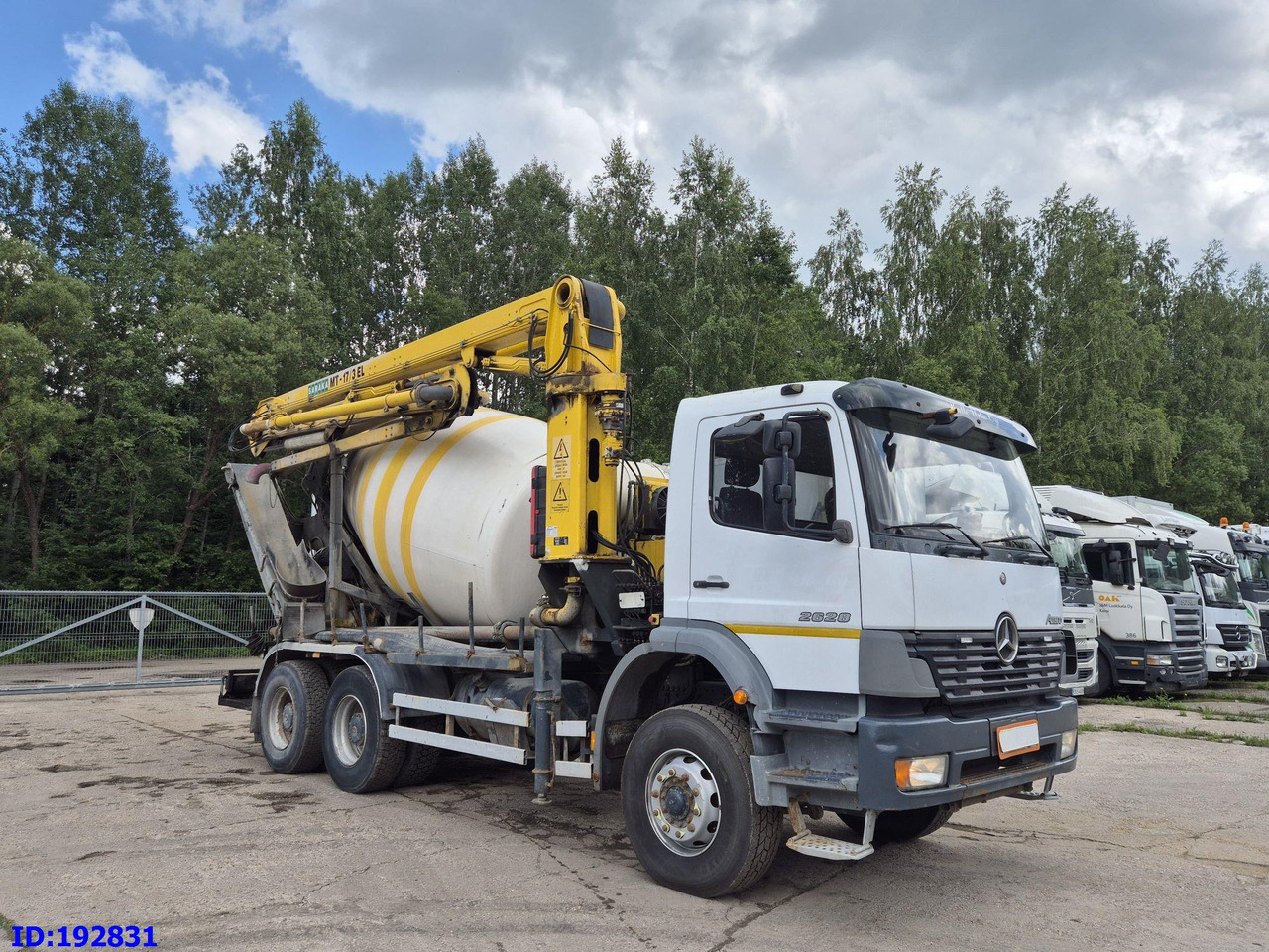 MERCEDES-BENZ Atego 2628 6x4 Schwing 17m 9m3 - مضخة خرسانة: صور 4 MERCEDES-BENZ Atego 2628 6x4 Schwing 17m 9m3 - مضخة خرسانة: صور 4