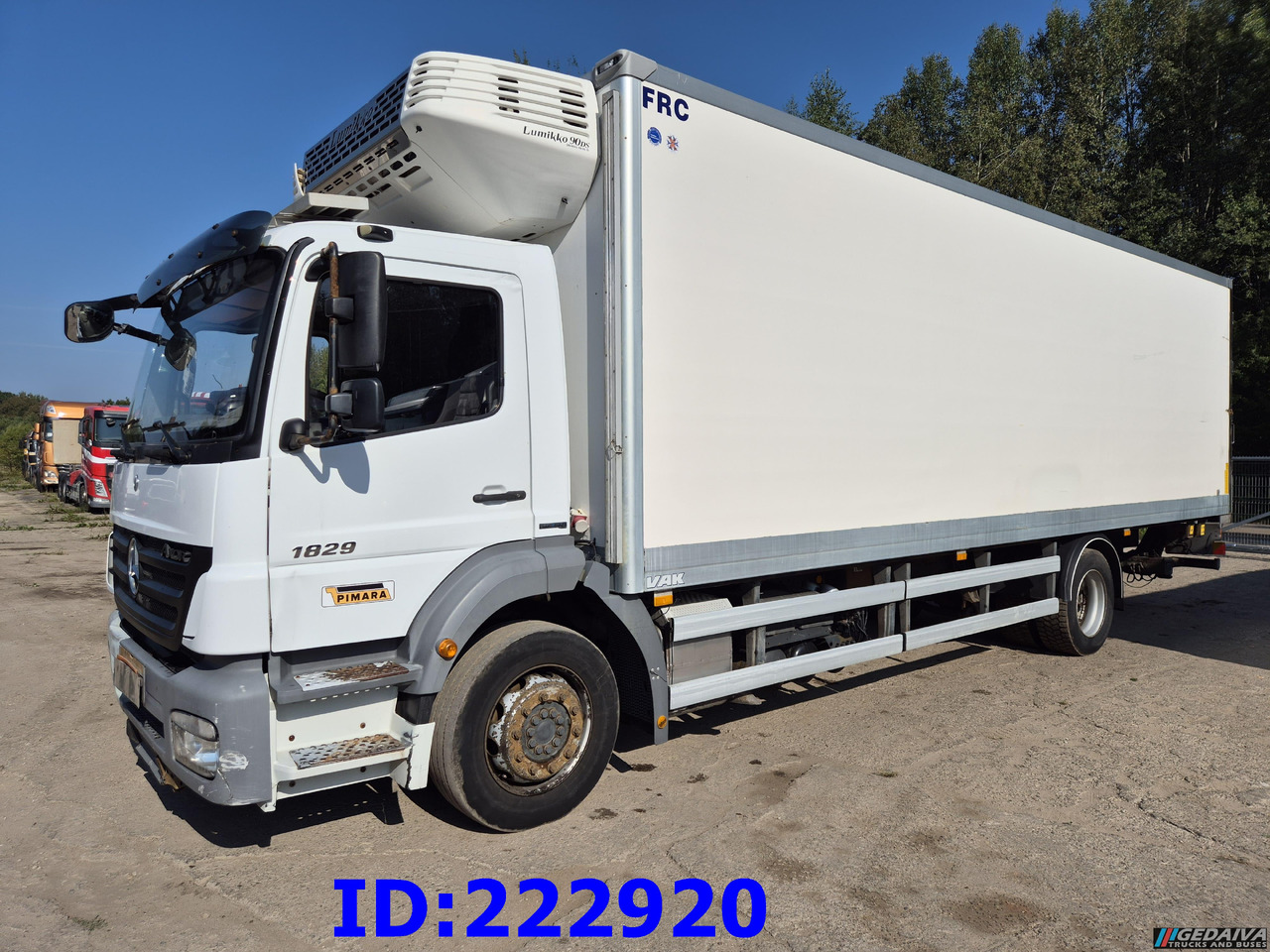 MERCEDES-BENZ Axor 1829  Manual + Tail lift - مبردة شاحنة: صور 1 MERCEDES-BENZ Axor 1829  Manual + Tail lift - مبردة شاحنة: صور 1