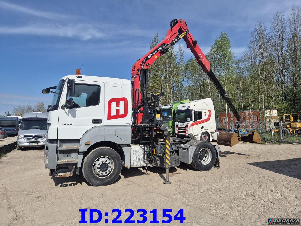 MERCEDES-BENZ Axor 1840 +  Crane Epsilon Palfinger 0150Z - شاحنة جرار: صور 1 MERCEDES-BENZ Axor 1840 +  Crane Epsilon Palfinger 0150Z - شاحنة جرار: صور 1