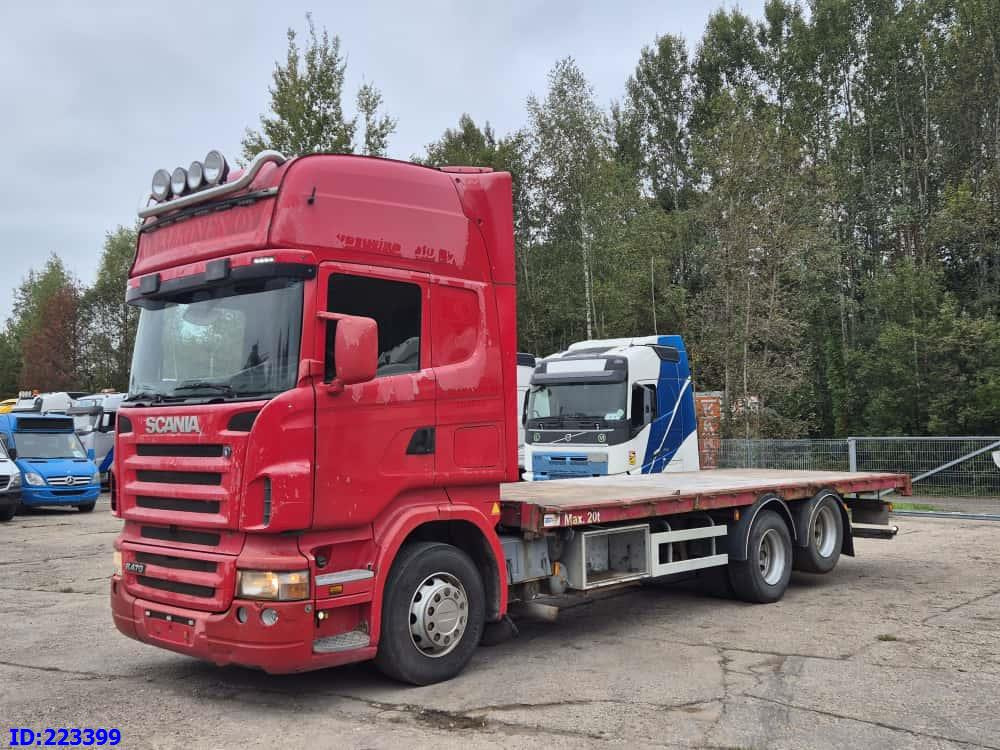 SCANIA R470 6x2 10tyre Manual - شاحنات مسطحة: صور 1 SCANIA R470 6x2 10tyre Manual - شاحنات مسطحة: صور 1