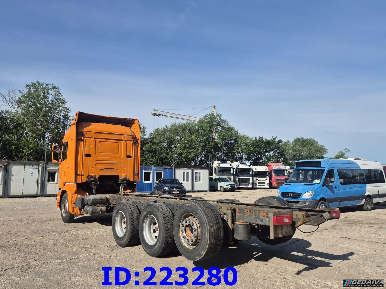 SCANIA R580 V8 8X4 Retarder (Steering axle) - الشاسيه شاحنة: صور 5 SCANIA R580 V8 8X4 Retarder (Steering axle) - الشاسيه شاحنة: صور 5