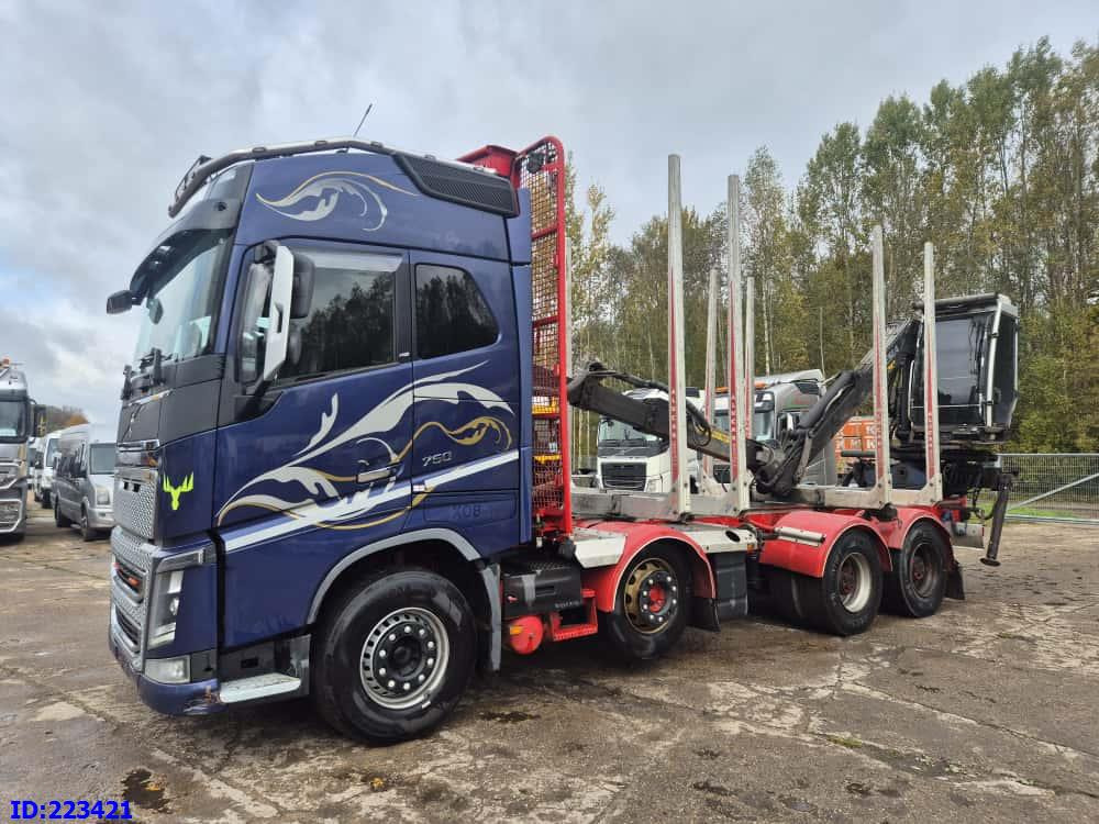 VOLVO FH16 750HP 8x4 +  KESLA CRANE - شاحنة قطع الأشجار: صور 1 VOLVO FH16 750HP 8x4 +  KESLA CRANE - شاحنة قطع الأشجار: صور 1