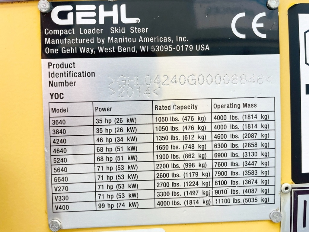 Gehl SL4240 (4035) - شيول صغير: صور 3 Gehl SL4240 (4035) - شيول صغير: صور 3