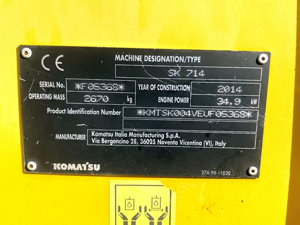 Komatsu SK714 (4077) - شيول صغير: صور 3 Komatsu SK714 (4077) - شيول صغير: صور 3