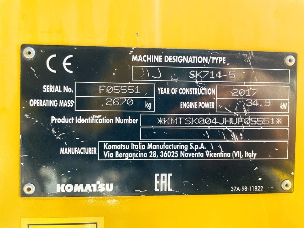 Komatsu SK714-5 (4067) - شيول صغير: صور 3 Komatsu SK714-5 (4067) - شيول صغير: صور 3