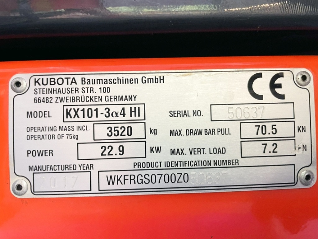 Kubota KX101-3a (4053) - حفارة مصغرة: صور 3 Kubota KX101-3a (4053) - حفارة مصغرة: صور 3