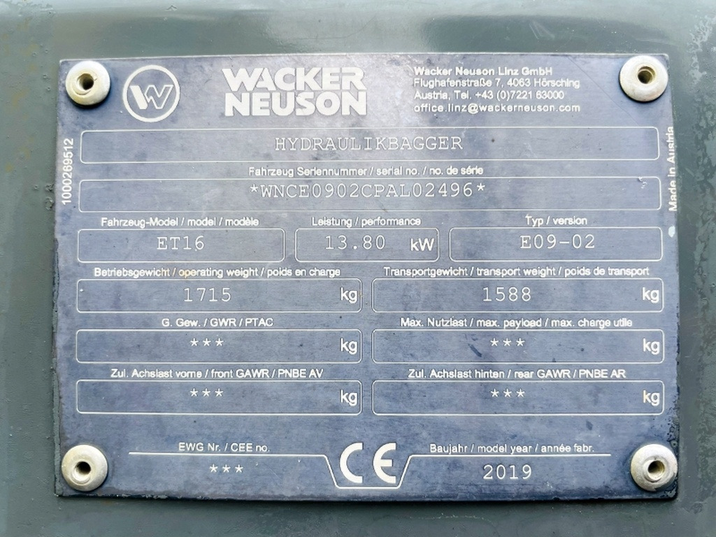 Neuson ET16 (4033) - أخرى: صور 3 Neuson ET16 (4033) - أخرى: صور 3