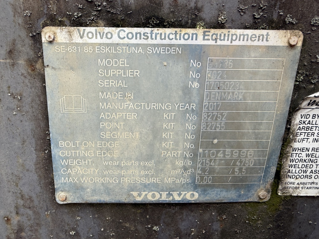 Volvo Schaufel 4,2 m³ (111756) - اللودر بعجل: صور 3 Volvo Schaufel 4,2 m³ (111756) - اللودر بعجل: صور 3