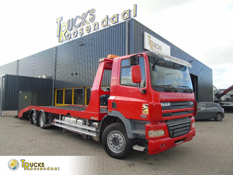 DAF CF 85.410 + EURO 5 + HYDRO RAMPS + 6X2 + RETARDER - شاحنة نقل سيارات شاحنة: صور 1 DAF CF 85.410 + EURO 5 + HYDRO RAMPS + 6X2 + RETARDER - شاحنة نقل سيارات شاحنة: صور 1