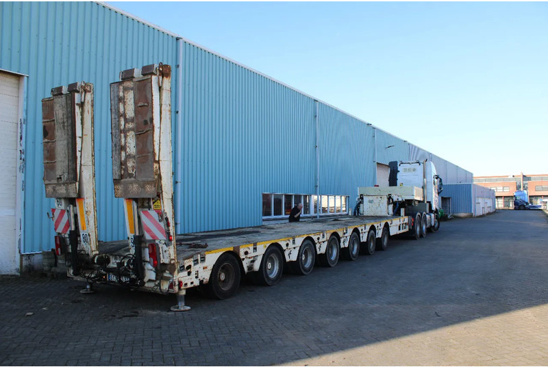 Faymonville 7 AXLE hydrolisch + 8.50 extendable + 110 tons - عربة مسطحة منخفضة نصف مقطورة: صور 5 Faymonville 7 AXLE hydrolisch + 8.50 extendable + 110 tons - عربة مسطحة منخفضة نصف مقطورة: صور 5