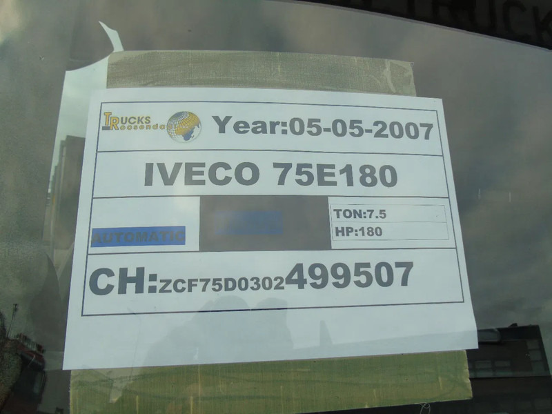 Iveco Eurocargo 75 E 180 GLASWAGEN - بصندوق مغلق شاحنة: صور 5 Iveco Eurocargo 75 E 180 GLASWAGEN - بصندوق مغلق شاحنة: صور 5