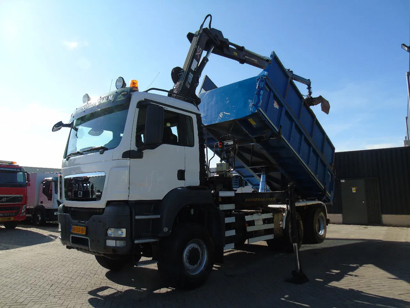MAN TGS 26.400 + 6x6 + HIAB 166 E3 HIPRO + 3SIDE TIPPER - شاحنة كرين: صور 3 MAN TGS 26.400 + 6x6 + HIAB 166 E3 HIPRO + 3SIDE TIPPER - شاحنة كرين: صور 3