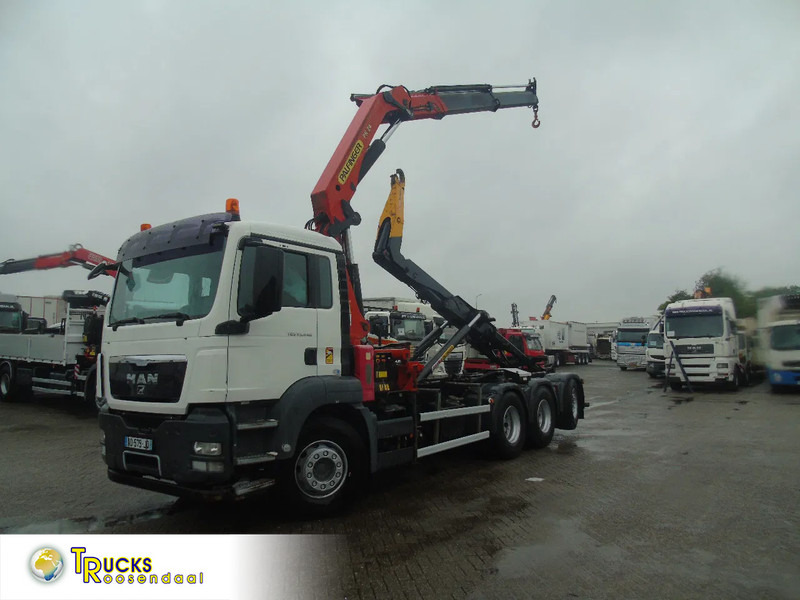 MAN TGS 35.440 + PALFINGER 24500 + 8X4 + EURO 5 + REMOTE - شاحنة كرين: صور 1 MAN TGS 35.440 + PALFINGER 24500 + 8X4 + EURO 5 + REMOTE - شاحنة كرين: صور 1