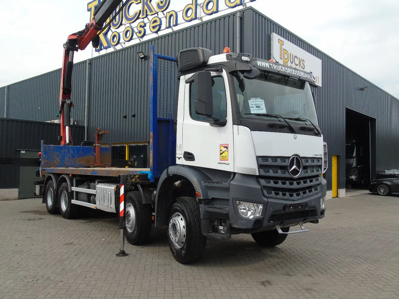 Mercedes-Benz Arocs 3242 + PALFINGER 33002EH 7x EXTENTION + 8X4 + EURO 6 + REMOTE - شاحنة كرين: صور 4 Mercedes-Benz Arocs 3242 + PALFINGER 33002EH 7x EXTENTION + 8X4 + EURO 6 + REMOTE - شاحنة كرين: صور 4