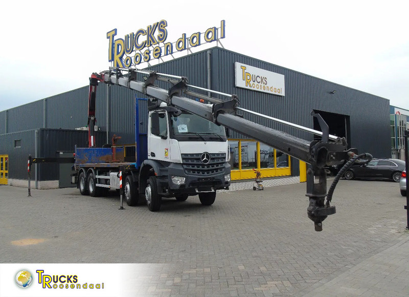 Mercedes-Benz Arocs 3242 + PALFINGER 33002EH 7x EXTENTION + 8X4 + EURO 6 + REMOTE - شاحنة كرين: صور 1 Mercedes-Benz Arocs 3242 + PALFINGER 33002EH 7x EXTENTION + 8X4 + EURO 6 + REMOTE - شاحنة كرين: صور 1