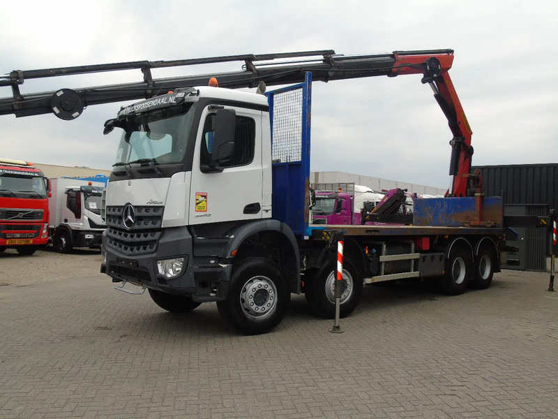 Mercedes-Benz Arocs 3242 + PALFINGER 33002EH 7x EXTENTION + 8X4 + EURO 6 + REMOTE - شاحنة كرين: صور 2 Mercedes-Benz Arocs 3242 + PALFINGER 33002EH 7x EXTENTION + 8X4 + EURO 6 + REMOTE - شاحنة كرين: صور 2