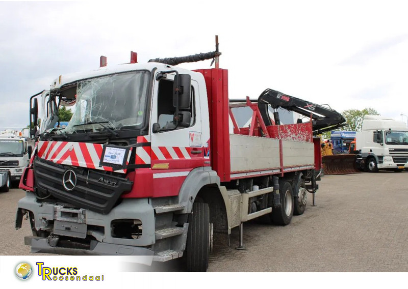 Mercedes-Benz Axor 2633 + HIAB 144 BS 2 HIDUO + 6X2+REMOTE - شاحنة كرين: صور 1 Mercedes-Benz Axor 2633 + HIAB 144 BS 2 HIDUO + 6X2+REMOTE - شاحنة كرين: صور 1