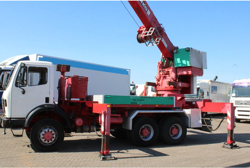 Mercedes-Benz SK 2628 + 6X6 + SPRING + MANUAL + HMK 42TON - شاحنة كرين: صور 5 Mercedes-Benz SK 2628 + 6X6 + SPRING + MANUAL + HMK 42TON - شاحنة كرين: صور 5