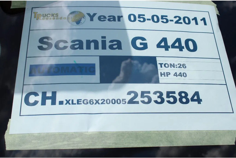 مبردة شاحنة Scania G 440 + 6x2 + carrier + euro 5 + lift: صور 18