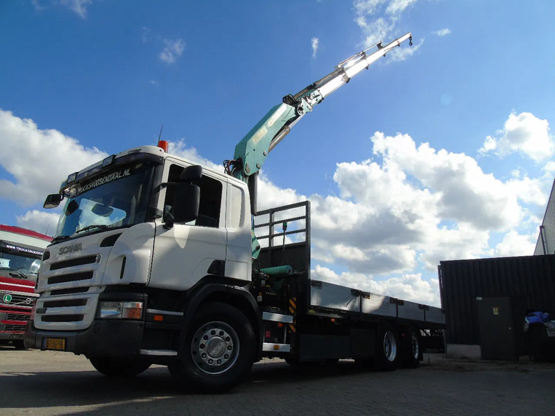 Scania P 380 + PALFINGER PK18.500 5x EXTENTION + 6X2 + STEERING AXLE + REMOTE - شاحنة كرين: صور 3 Scania P 380 + PALFINGER PK18.500 5x EXTENTION + 6X2 + STEERING AXLE + REMOTE - شاحنة كرين: صور 3